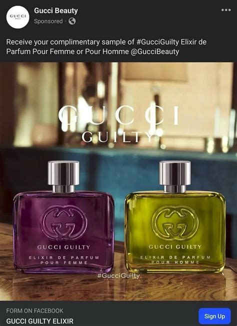 gucci free sample|free perfume samples by mail.